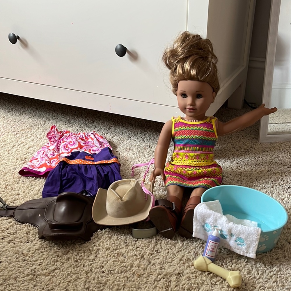 American girl doll and accessories
